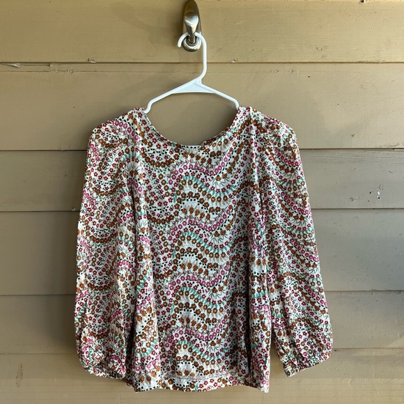 LOFT Floral Long Sleeve Top - Size S - Floral Modest Casual Office - Picture 2 of 8